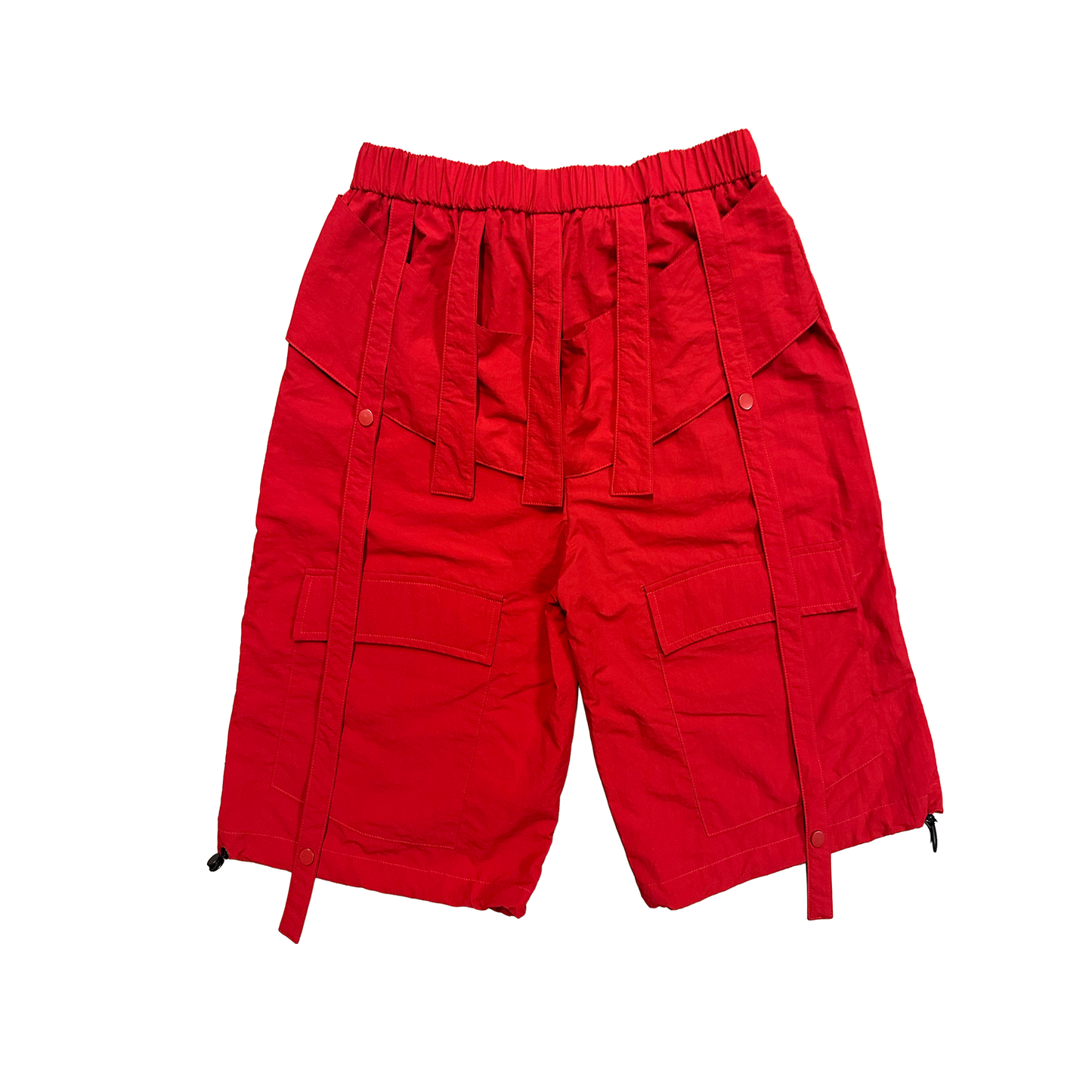 UTILITY CARGO SHORTS RED
